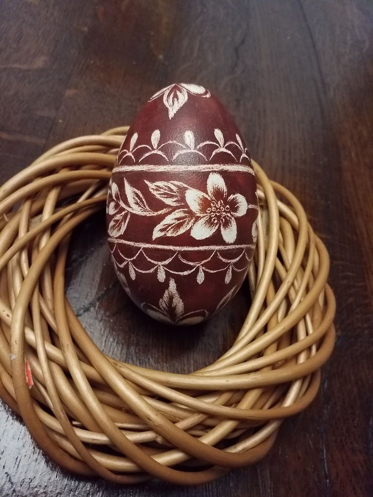 Kraszanki pisanki jaja gęsie wielkanocne wydmuszki