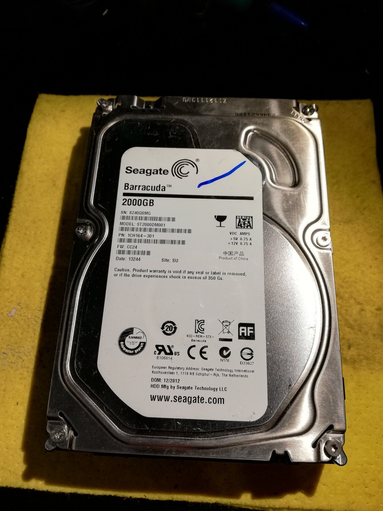SEAGATE BARRACUDA ST2000DM001 2TB - 7063932673 - oficjalne archiwum Allegro