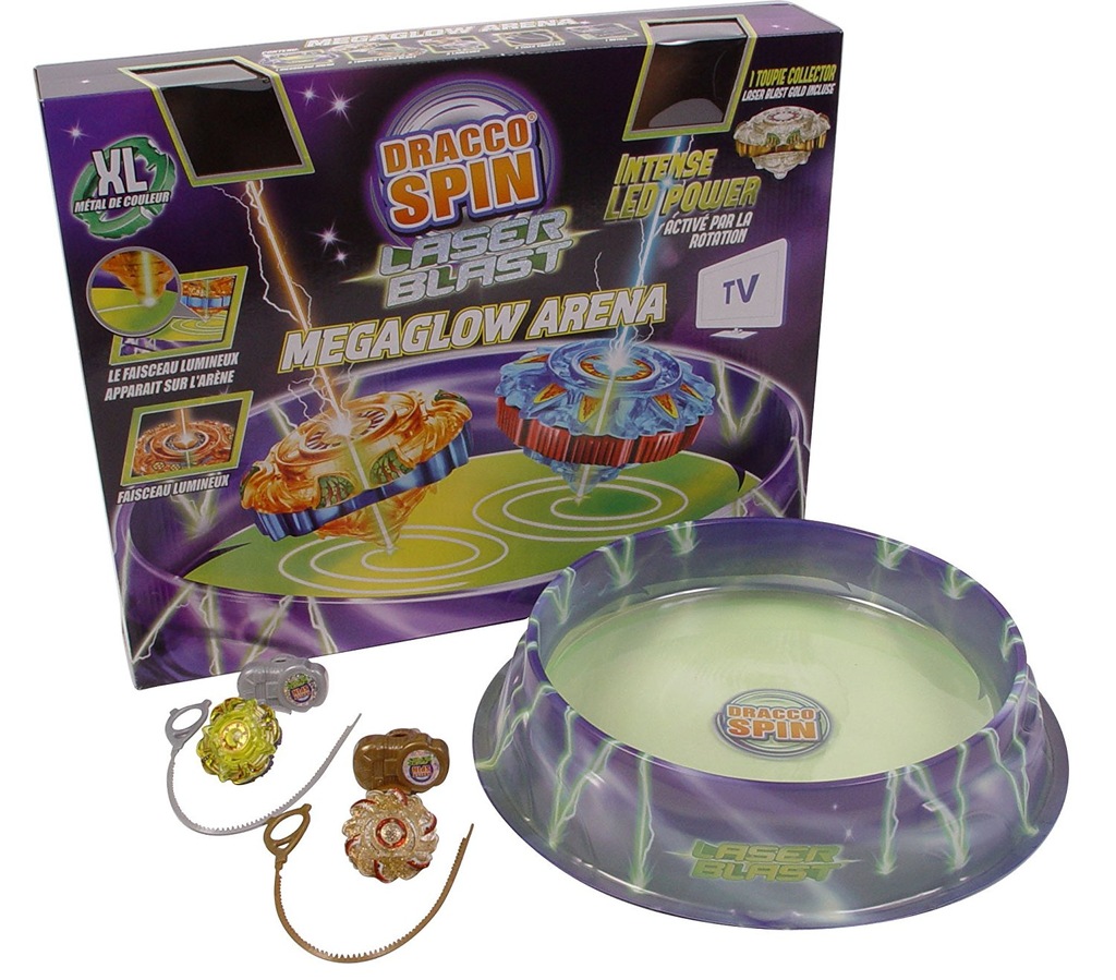 GRA Dracco Spin  LASER BLAST  Mega Glow Arena 30cm