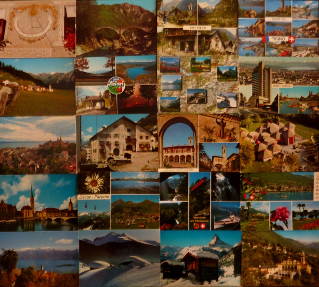 Szwajcaria - 50 widokówek - pocztówki zestaw 5