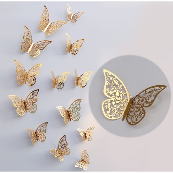 naklejki na ścianę motylki motyle 3d magnes motyl