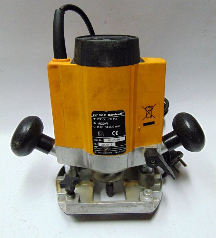 FREZARKA EINHELL BAVARIA BOF 850E - 7390080221 - oficjalne archiwum Allegro