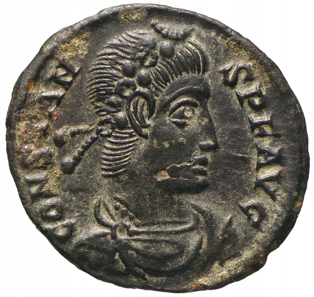 Rzym, Konstans Siscia follis 347-348 st.3+/2-