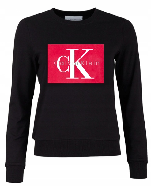 Bluza Calvin Klein Damska Logo Szara L 7645466300 Allegro Pl