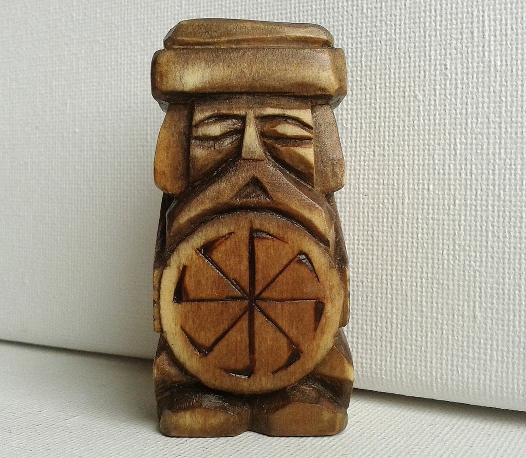 DOMOWIK - domowoj - opiekun domu FIGURKA z drewna