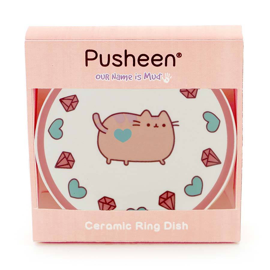 KOT PUSHEEN cat szklany talerzyk spodek talerz W-w