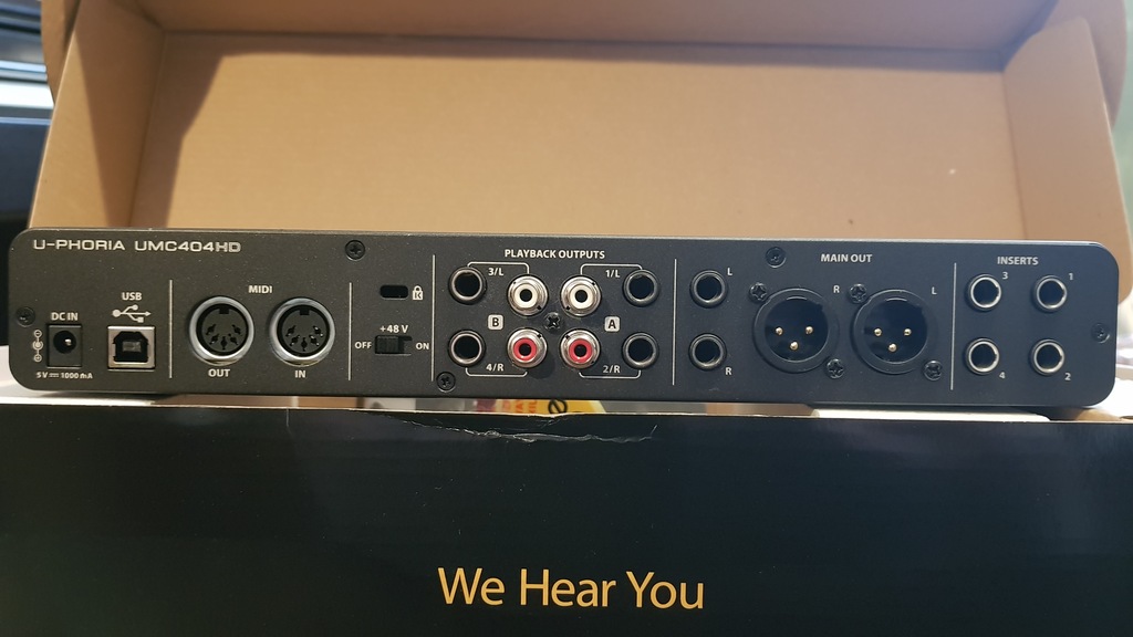 Behringer UMC404HD Interfejs Audio - 7159471751 - oficjalne archiwum ...
