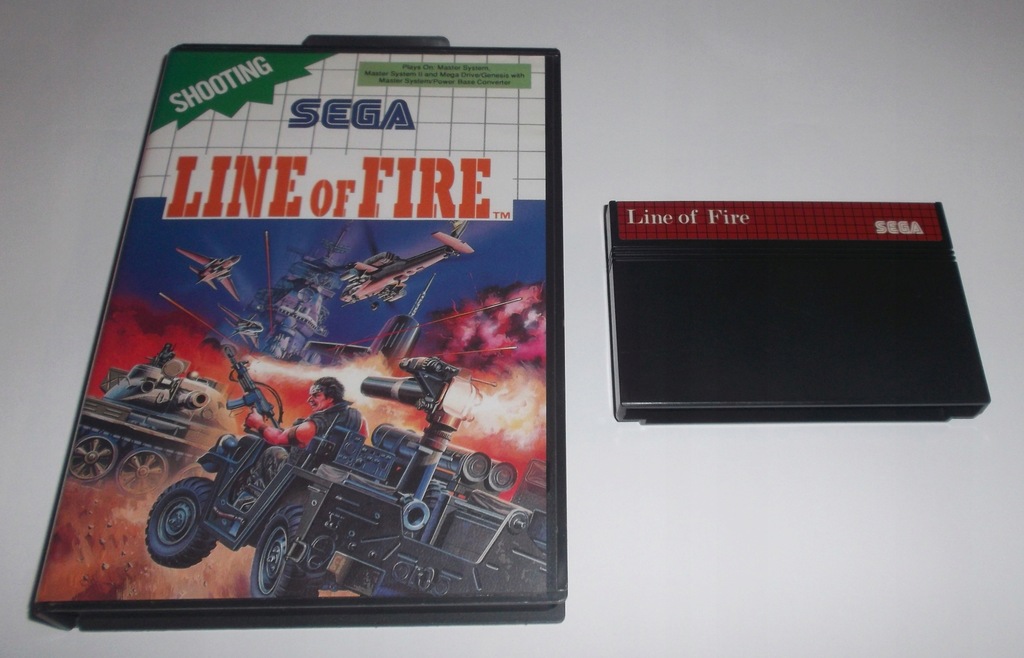 海外マスターシステム　LINE of FIRE Line Of Fire - Sega Master System - 7699813243 - oficjalne