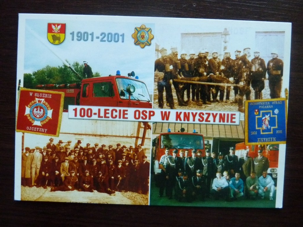 Knyszyn Pow. Mońki Herb Ochotnicza Straż Pożarna