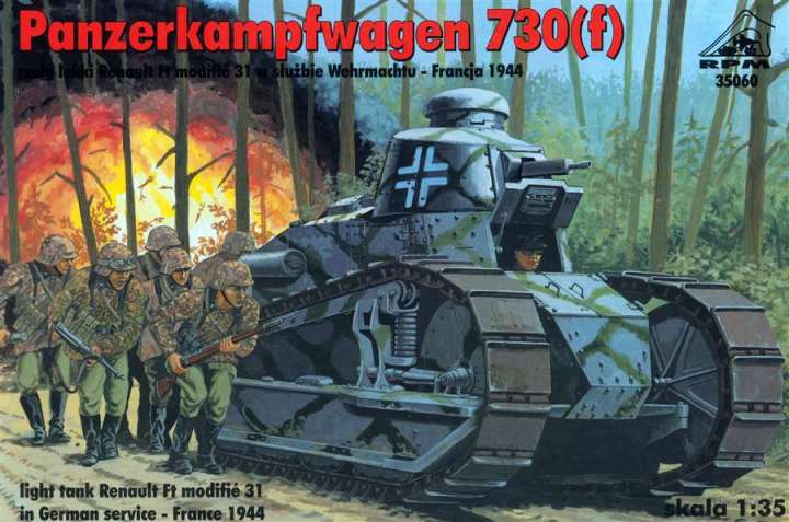 RPM 1/35 PZ.KPFW 730(f) RENAULT FT 31 (FT17) 35060