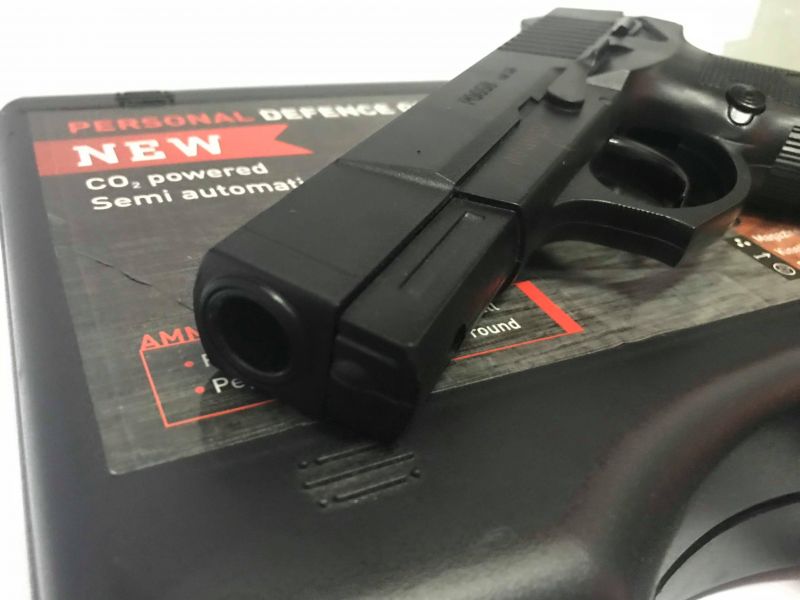 PISTOLET NA KULE GUMOWE MAJOR PDG50 +WALIZKA