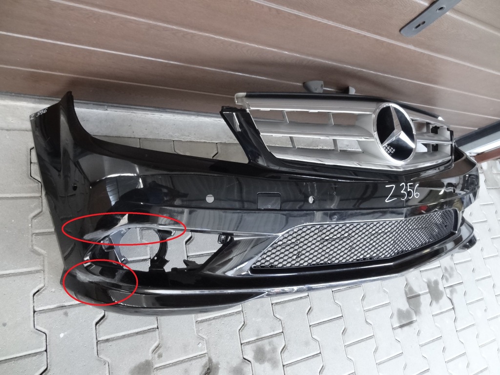 Zderzak przód przedni Mercedes CKlasa W 204 AMG