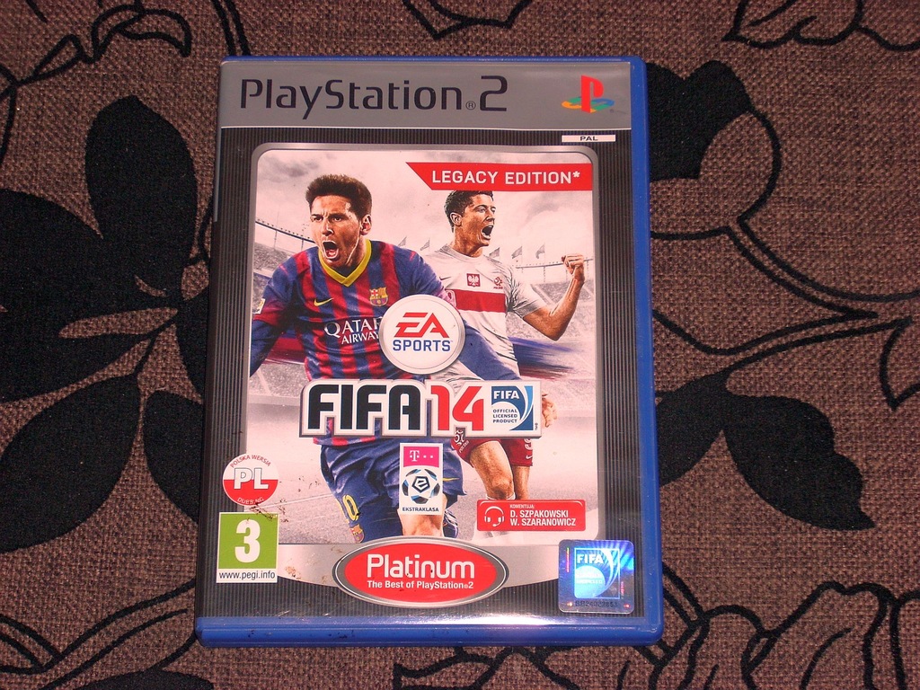 Fifa 14 PL Stan bardzo dobry PS2 LEWANDOWSKI