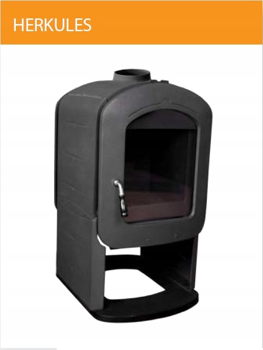 PIEC ŻELIWNY KOMINEK KOZA 14,5 kW DREWNO HERKULES