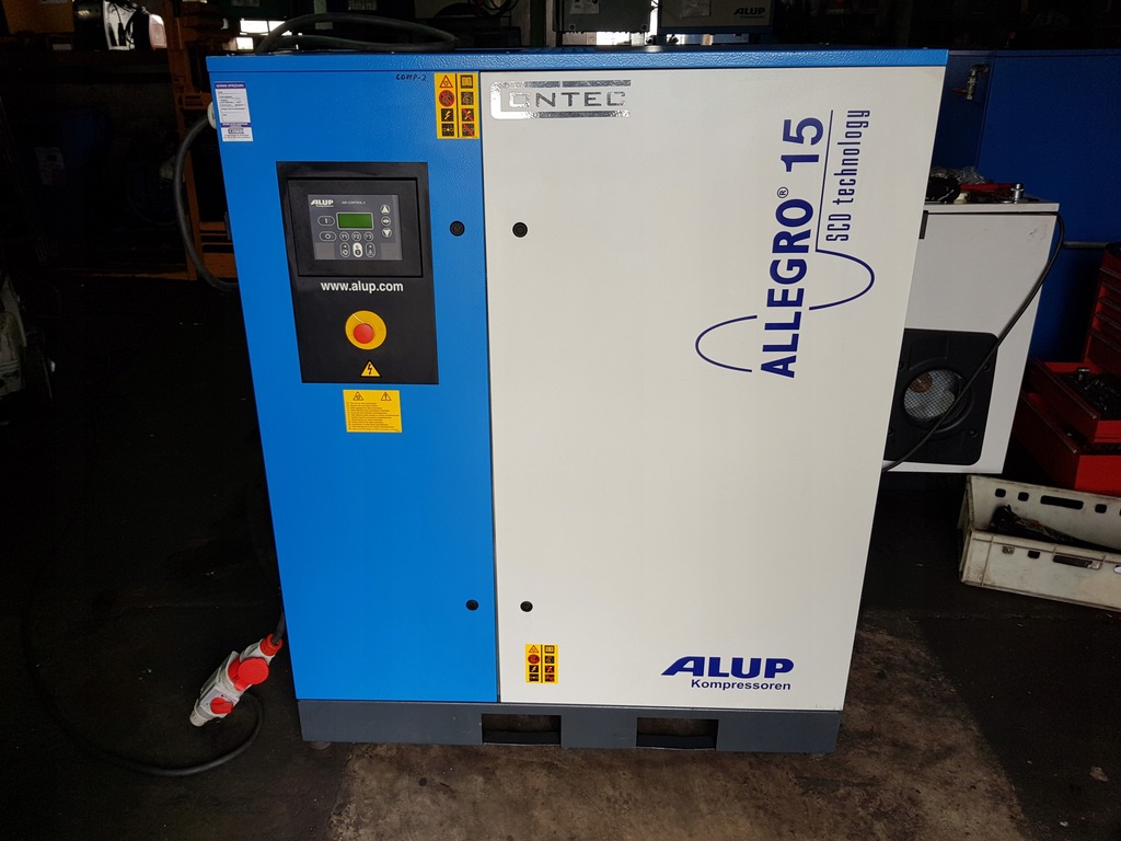 SPRĘŻARKA ŚRUBOWA ALUP SCD ALLEGRO 15 KW FALOWNIK