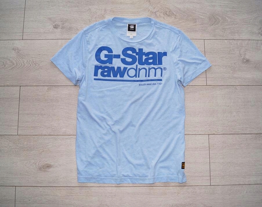 _G-STAR ___ t-shirt BŁĘKITNY M