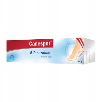 CANESPOR 10 mg/g krem przeciwgrzybiczy 15 g