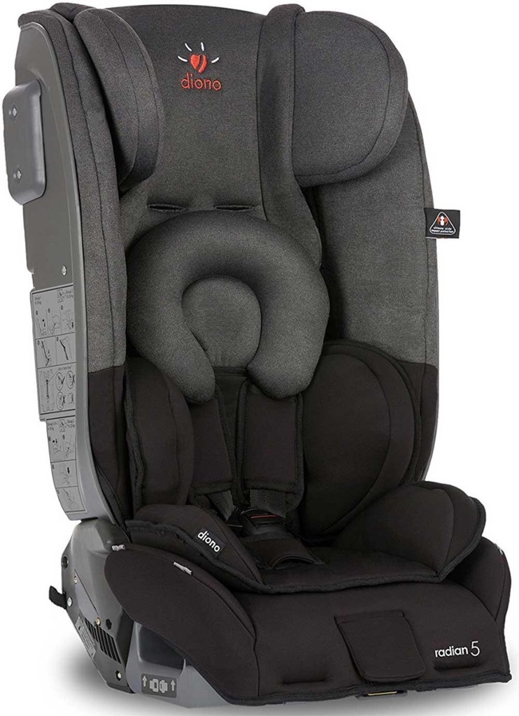 Fotelik Diono Radian 5 Car Seat Black Mist 0-25 KG - 7332973114 ...