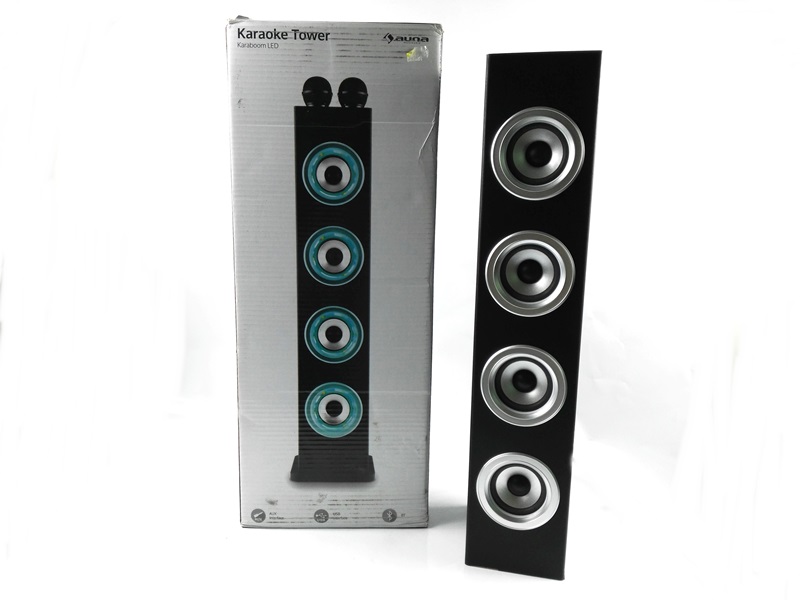 KARABOOM LED GŁOŚNIK KARAOKE BLUETOOTH AUX