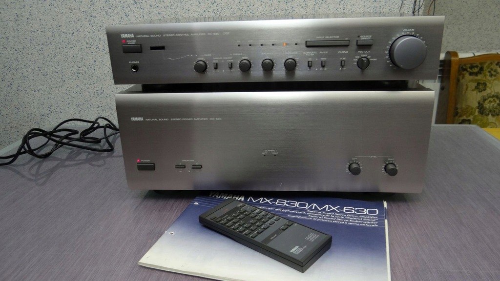 YAMAHA MX-630 + CX-630 / KOŃCÓWKA + PREAMP