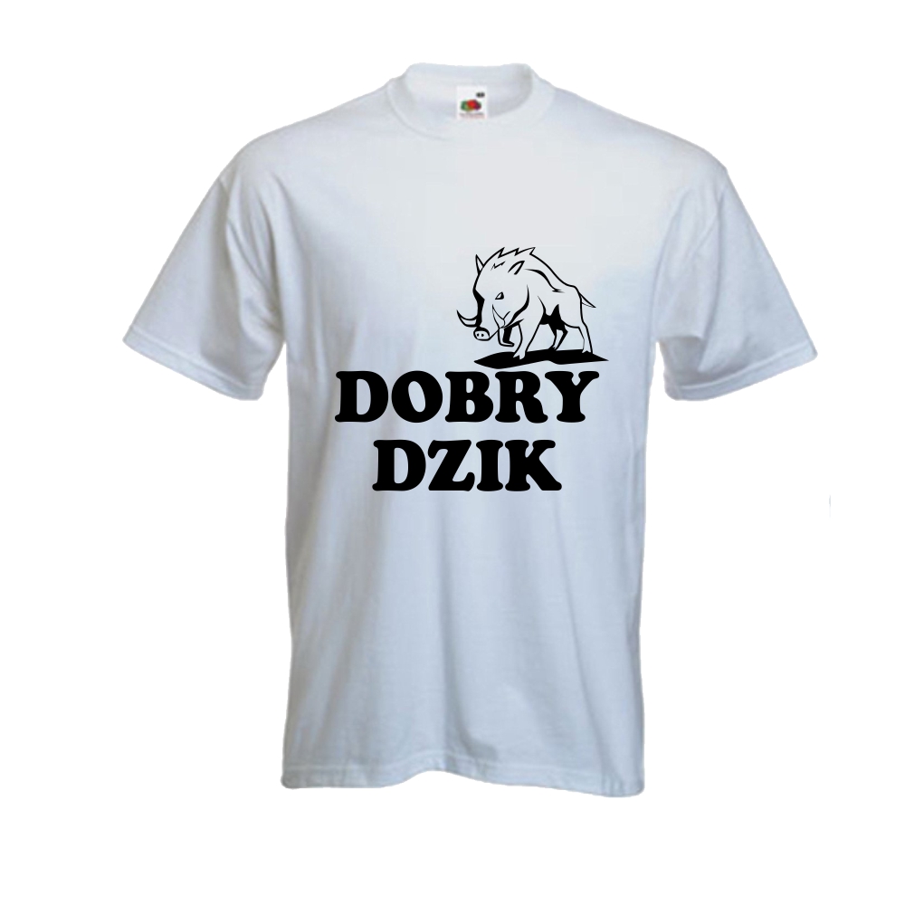 ŚMIESZNA Koszulka t-shirt na siłownię DOBRY DZIK