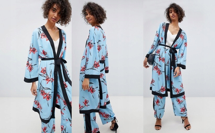 36O077__NEON ROSE__D30 KIMONO DAMSKIE KWIATY__XS