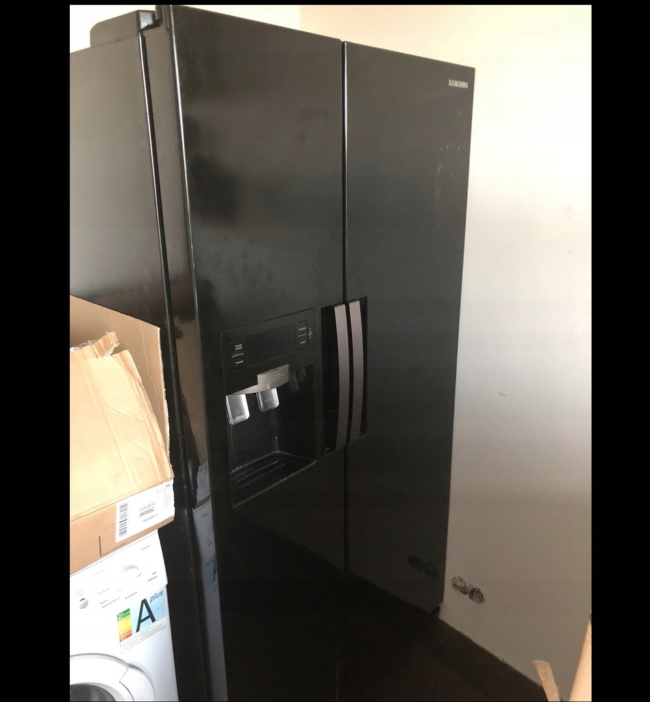 Lodowka Side-by-Side SAMSUNG RSH7UNBP - USZKODZONA