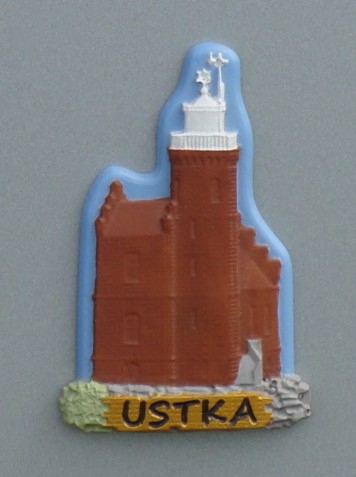 Ustka - magnes 3D na lodówkę pamiątki souvenir