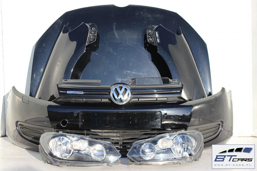 VW GOLF 6 VI KOMPLETNY PRZÓD MASKA ZDERZAK LAMPY