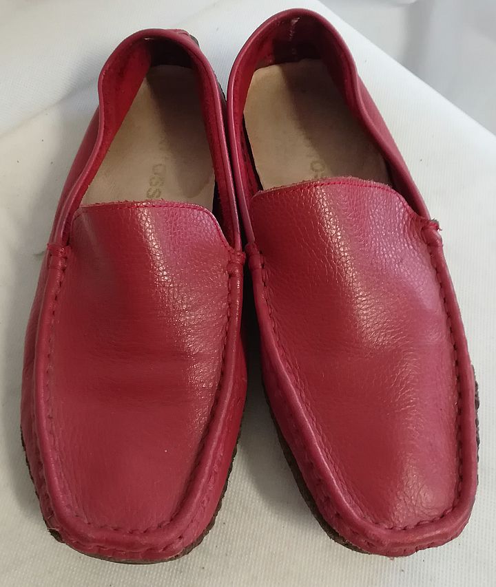 Buty damskie GINO ROSSI 37 mokasyny czerwone