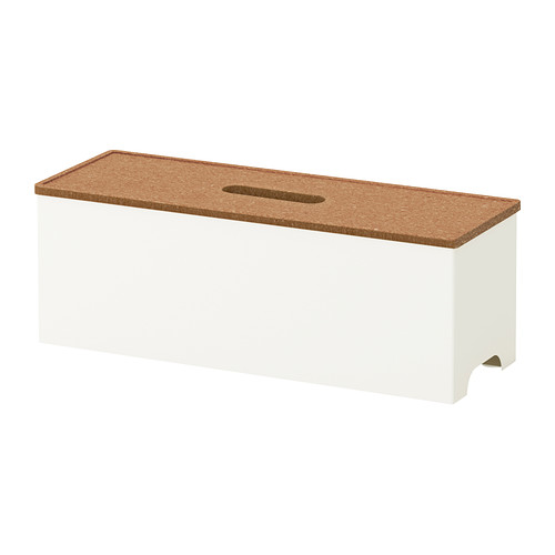 IKEA KVISSLE PUDEŁKO NA KABLE ORGANIZER BIURO