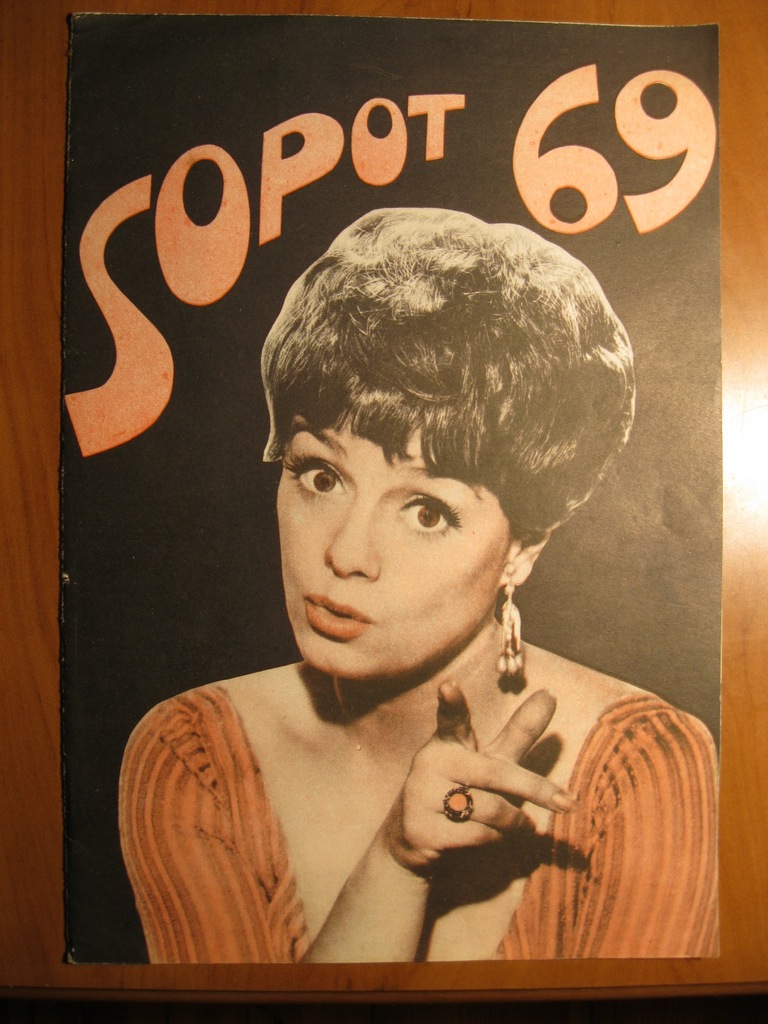 SOPOT 1969 ULOTKA FOTOS lata 60-te PRL