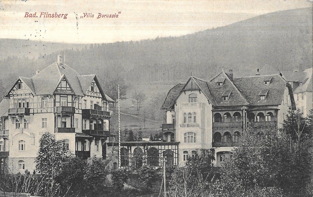 Bad Flinsberg - Świeradów Zd. Villa Borussia, 1909