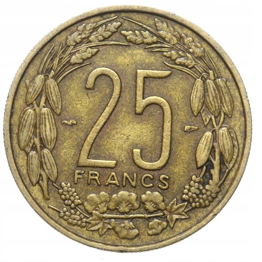 Kamerun - moneta - 25 Franków 1958
