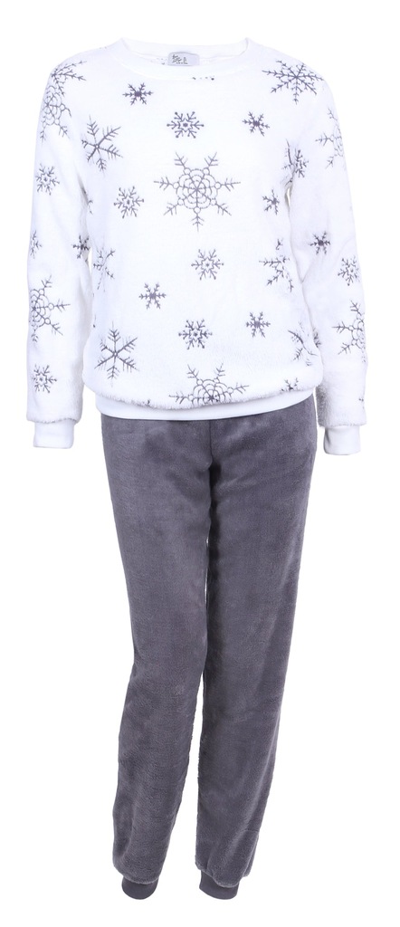 Biało-szary komplet, piżama+skarpety PRIMARK 46-48