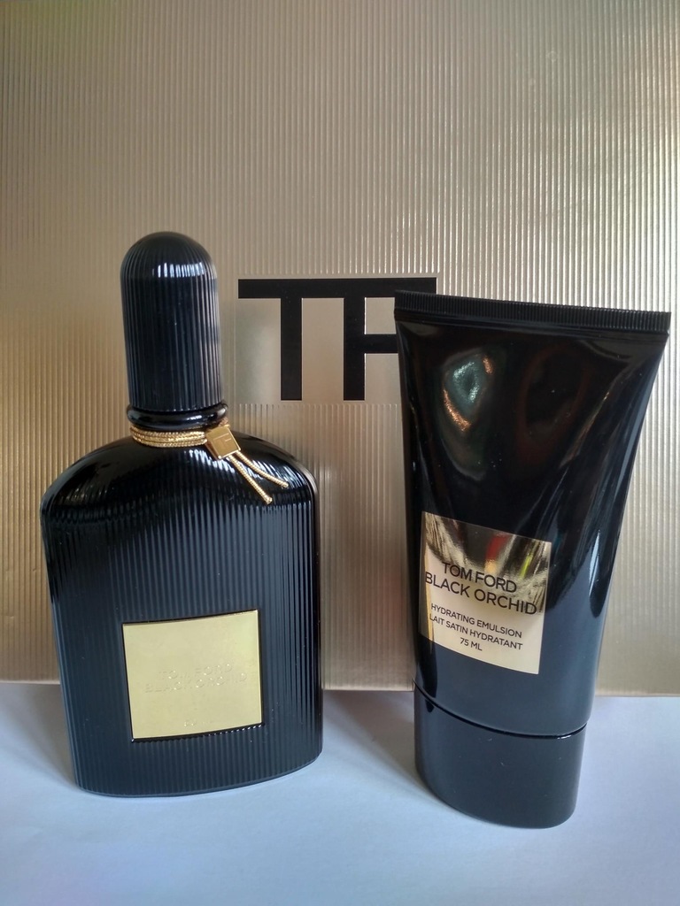 Black Orchid Tom Ford 50+75ml PERFUM +BALSAM - 7299789102 - oficjalne  archiwum Allegro