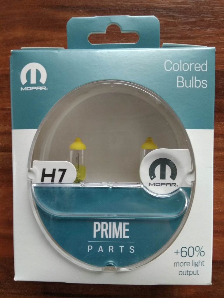 Żarówki Philips H7 ColorVision +60% 2x Żółte