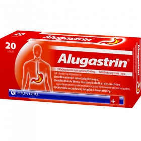 Alugastrin 340 mg, 20tabletek