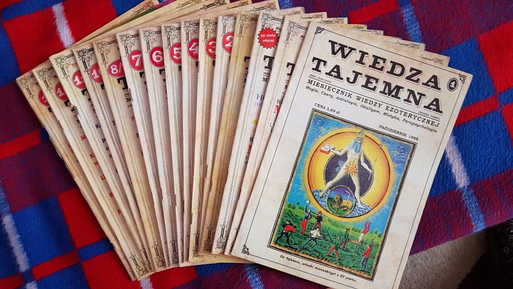 Wiedza Tajemna Czasopismo ezoteryczne. 15 numerów!