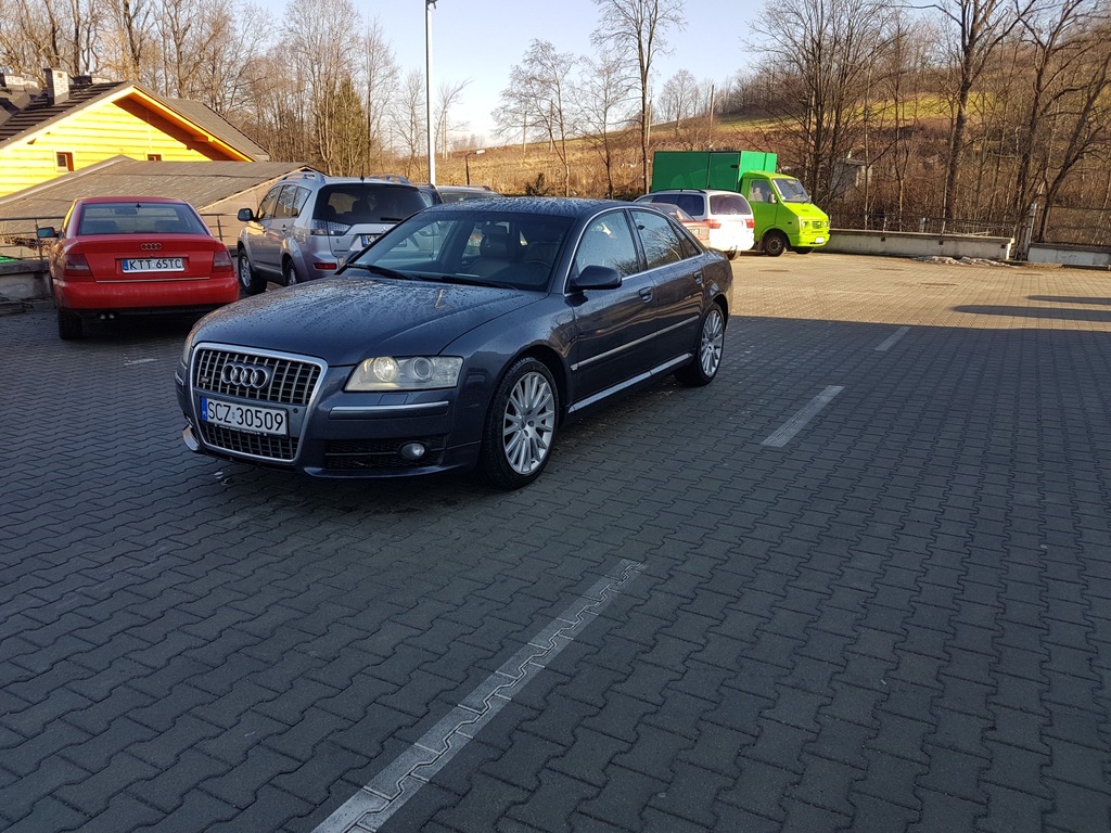 AUDI A8 D3 3.0TDI QUATTRO RUDE SKÓRY DOINWESTOWANE