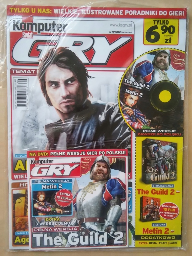 Komputer Świat Gry 9/2008 Metin 2 The Guild 2