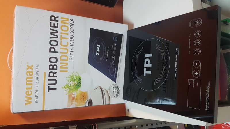 PŁYTA INDUKCYJNA WELMAX TPI TURBO POWER KOMPLET !