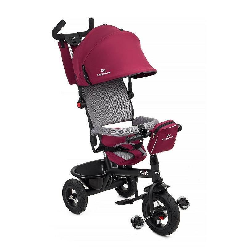 Kinderkraft Swift Rowerek Trójkołowy Bordowy
