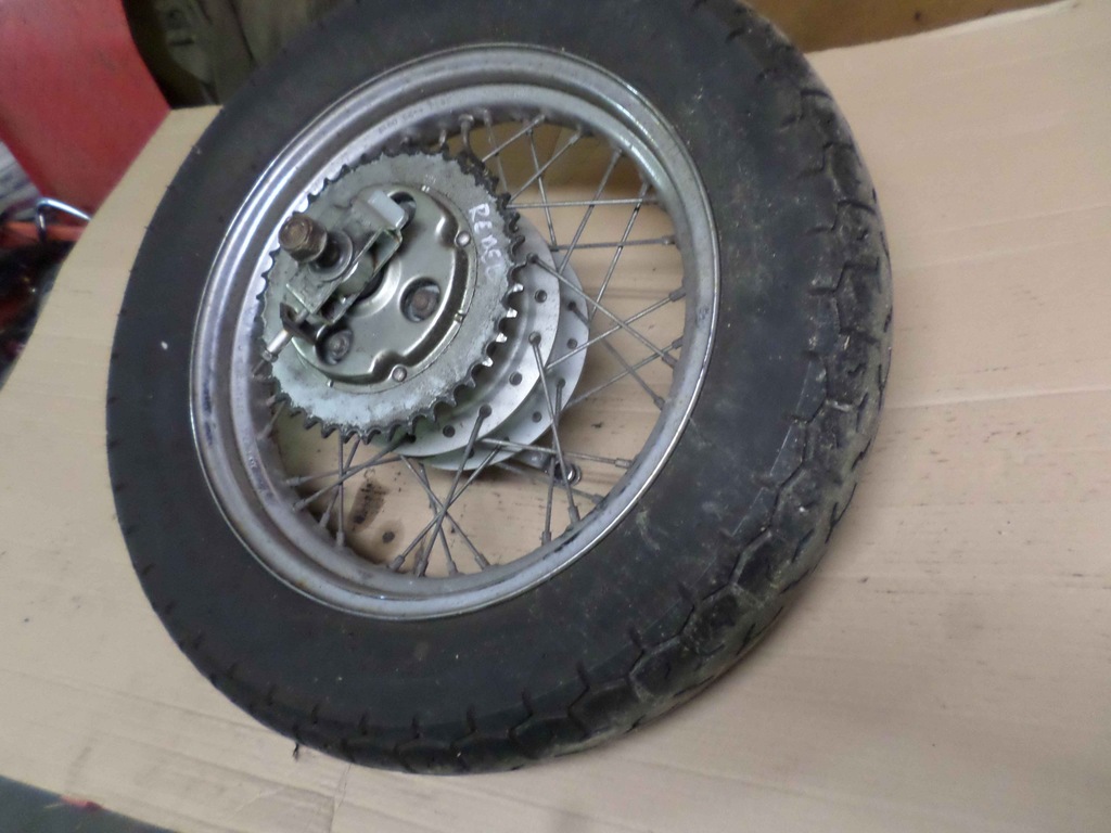HONDA CA 125 Rebel 98r koło tylne chopper 15