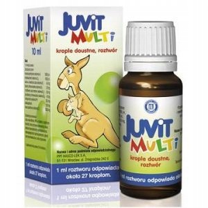 JUVIT MULTI krople doustne 10ml, dla niemowląt i d