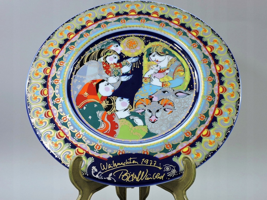Talerz patera Rosenthal Wiinblad Pasterze 1977