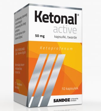 Ketonal active 10kaps., ketoprofen