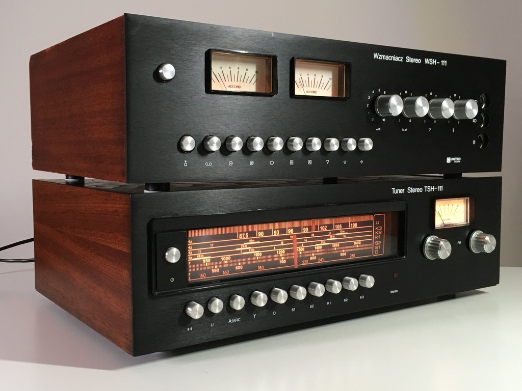 Unitra, wzmacniacz wsh-111, tuner tsh-111