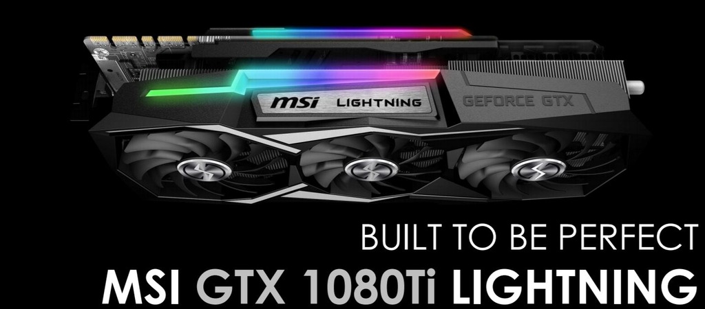 ** MSI GeForce GTX 1080 Ti LIGHTNING Z ** UNIKAT !