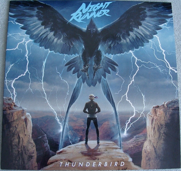 NIGHT RUNNER, Thunderbird /LP/ clear/black/blue